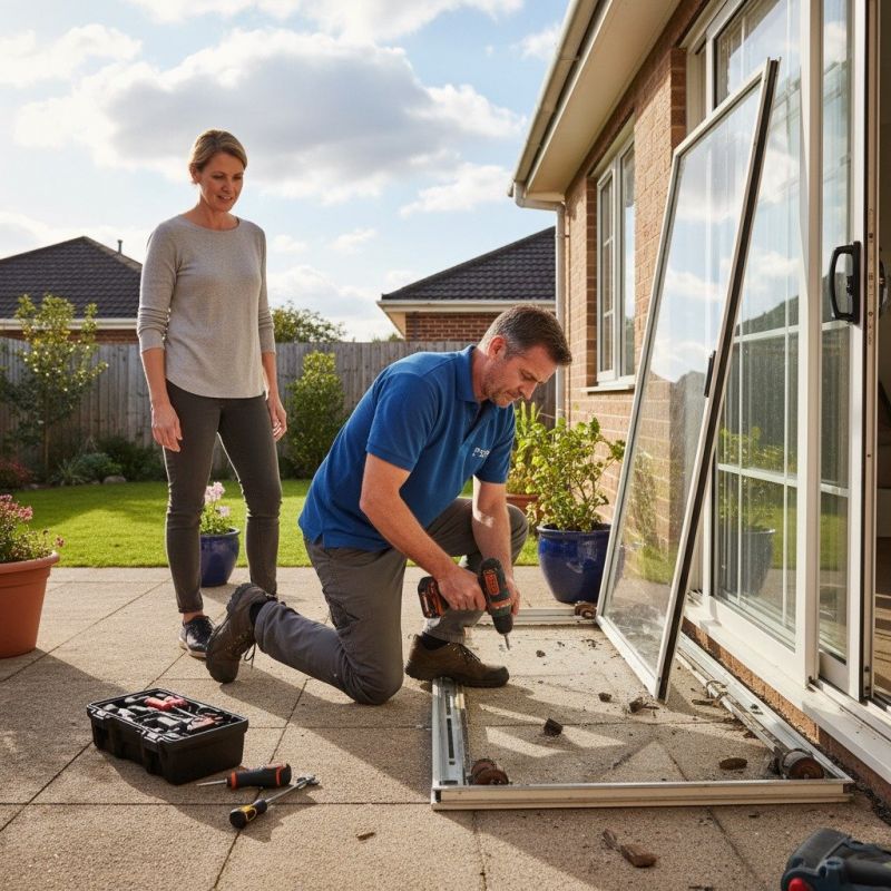 Patio Door Glass Repair